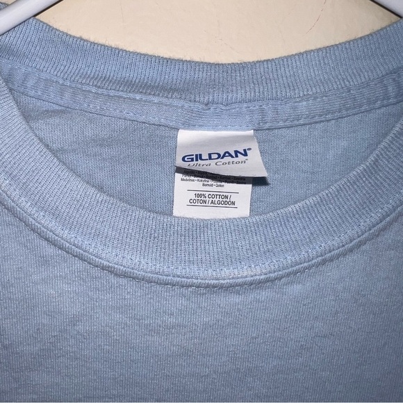 Tom and Jerry Blue Cropped Cotton T-shirt Size Medium - Picture 5 of 6